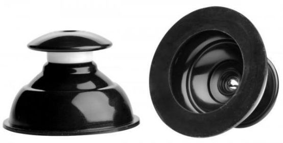 Plungers Extreme Suction Silicone Nipple Suckers - Black
