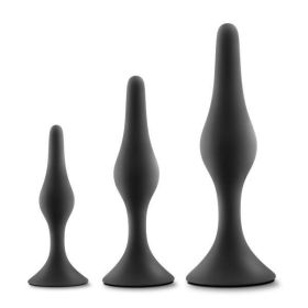 Luxe Beginner Plug Kit Anal Trainer - Black