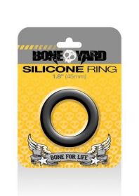 Boneyard Silicone Ring 1.8 inches - Black