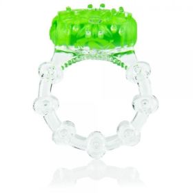 Color Pop Quickie Screaming O Vibrating Ring - Green