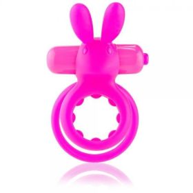 Ohare Double Vibrating Ring - Pink
