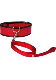 Sex Mischief Leash and Collar - Red