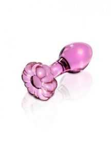 Icicles No 48 Glass Butt Plug - Pink