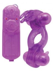 Wonderful Wonderful Wabbit Cock Ring - Purple