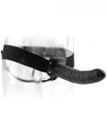 Fetish Fantasy 8 inches Hollow Strap On - Black