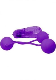 Real Skin Ben Wa Balls Vibrating - Purple