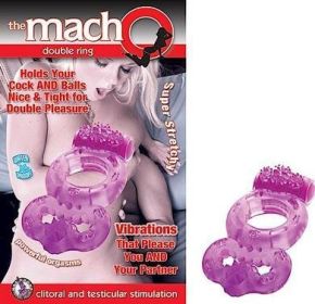 Macho Double Ring - Purple