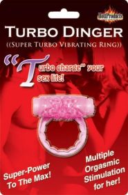 Humm Dinger Turbo Vibrating Cock Ring - Purple