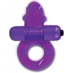 Purrfect Pet Cock Ring Tickle Me Dolphin - Purple