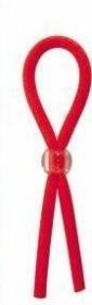 Clincher Adjustable Rubber Cock Ring - Red