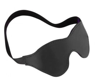 Fur Lined Blindfold - Purple