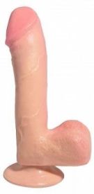 Basix 7.5in Dong W/ Suction Cup - Beige