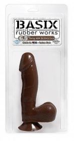 Basix Dong W/Suction Cup 6.5 in - Brown