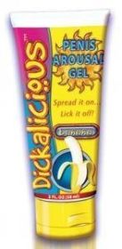 Dickalicious Penis Arousal Gel 2oz - Banana