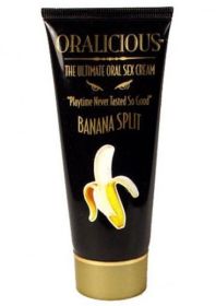 Oralicious Ultimate Oral Sex Cream 2oz - Banana Split