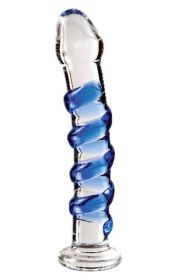 Icicles No 5 Glass Dong 7 Inches - Clear