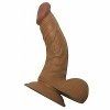 Latin American Whoppers Curved Dong With Balls - 7 in