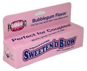 Sweeten D Blow Oral Pleasure Gel  1.5 oz - Bubble Gum