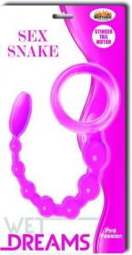 Sex Snake Anal Beads - Pink
