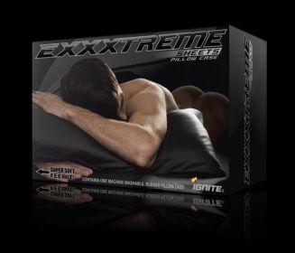 Exxxtreme Sheets Pillow Case King - Black