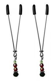 Nipple Clips Ruby Black Adjustable Clamps