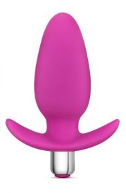 Luxe Little Thumper Butt Plug - Fuschia Pink