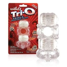 Tri O Triple Pleasure Ring - Assorted Colors