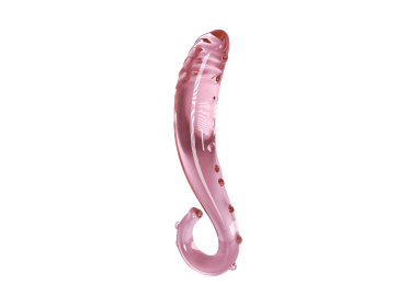 Juno, Glass Anal Plug & Dildo - Pink