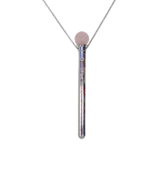Minerva Stainless Steel Wearable Vibrator - Silver