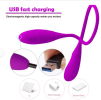 Dual Vibrator Double Head Jump Dildo Vibrator Plug clitoral massager - Pink