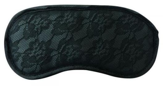 Midnight Lace Blindfold - O/S - Black