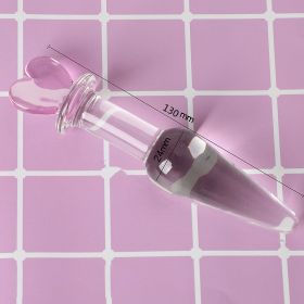 High-grade Crystal Glass Dildo Penis Glass Beads (Color: 1)